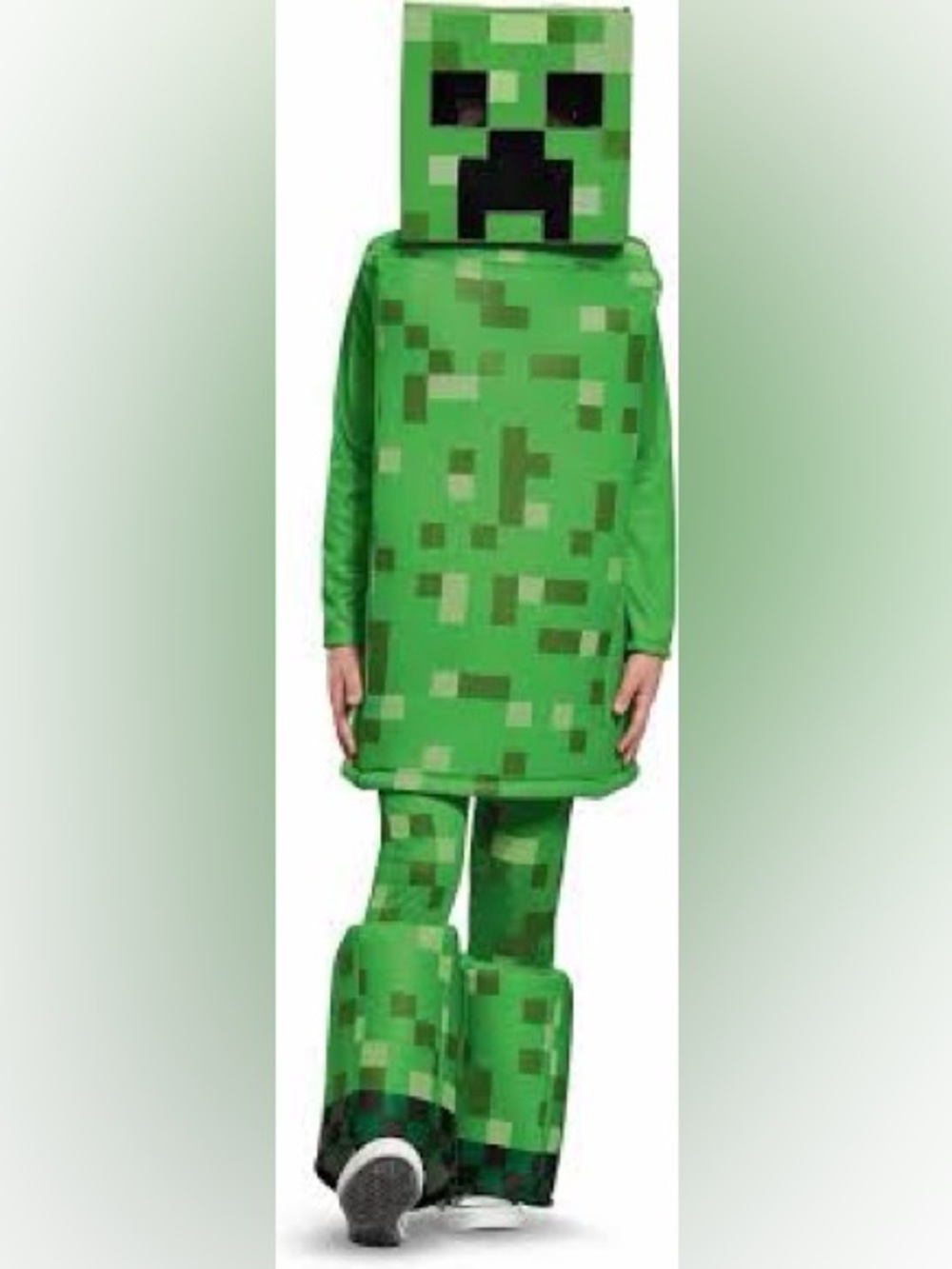 Minecraft Creeper Disguise Brand Costume $89.99, medium (7-8)